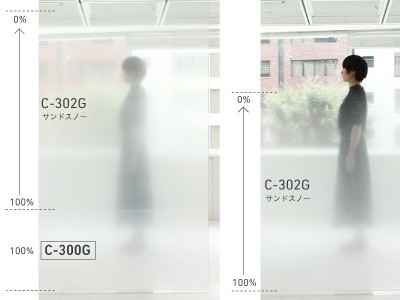 中川化學株式會社 Nakagawa Chemical - Foglas Emboss Gradation 磨砂壓紋漸變薄膜C-300G - 川灃建材貼膜服務有限公司