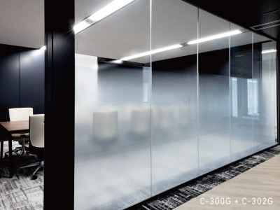 中川化學株式會社 Nakagawa Chemical - Foglas Emboss Gradation 磨砂壓紋漸變薄膜C-300G - 川灃建材貼膜服務有限公司