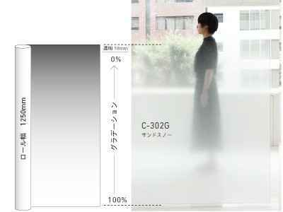 中川化學株式會社 Nakagawa Chemical -Foglas Emboss Gradation 磨砂壓紋漸變薄膜C-303G - 川灃建材貼膜服務有限公司