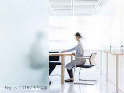 中川化學株式會社 Nakagawa Chemical - Foglas Regular 磨砂玻璃薄膜裝飾薄膜 -C-718 サンドホワイト - 川灃建材貼膜服務有限公司