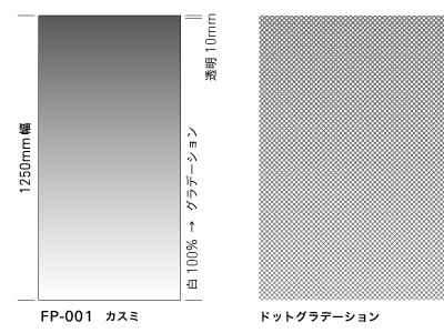 中川化學株式會社 Nakagawa Chemical - Foglas Print Gradation 磨砂玻璃印刷漸變薄膜 - FP-001 - 川灃建材貼膜服務有限公司