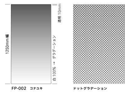 中川化學株式會社 Nakagawa Chemical - Foglas Print Gradation 磨砂玻璃印刷漸變薄膜 FP-002 - 川灃建材貼膜服務有限公司