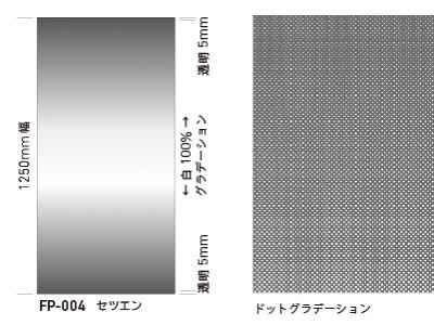 中川化學株式會社 Nakagawa Chemical - Foglas Print Gradation 磨砂玻璃印刷漸變薄膜FP-004 - 川灃建材貼膜服務有限公司